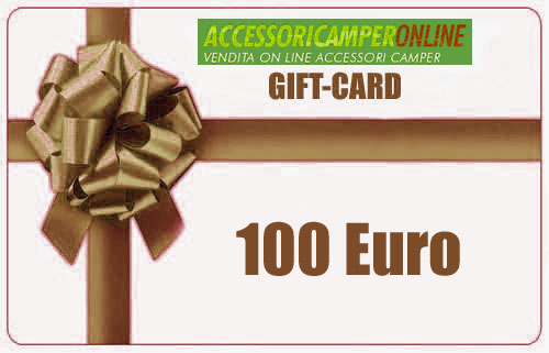 GIFT-CARD Accessoricamperonline EURO 100 - Clicca l'immagine per chiudere
